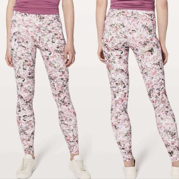 Lululemon Wunder Under Hi-Rise Tight *28" Blossom Spritz Multi Size 4 - Picture 2 of 11